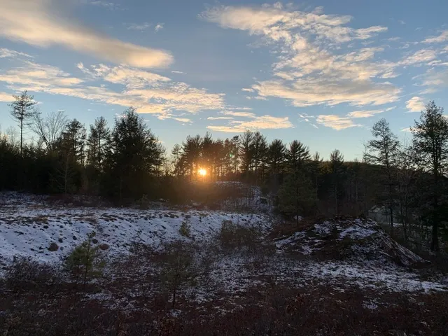 a view of outdoor space with mountain view