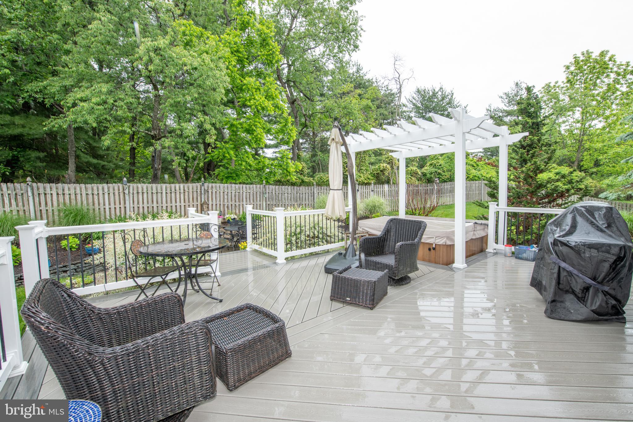 32 Eagleton Farm Road Newtown, PA 18940 - Photo 33 of 39 a view of a patio with couches chairs and a wooden floor