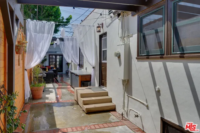 a view of outdoor space and deck