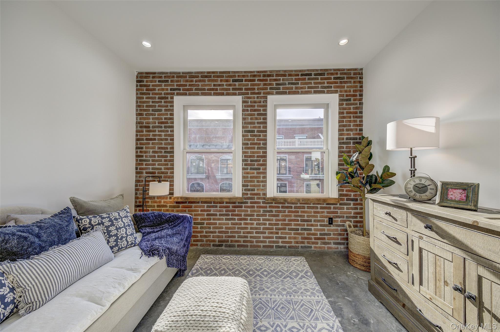 226 Main Street, Unit 302 Beacon, NY 12508 - Photo 23 of 43 Living area featuring brick wall