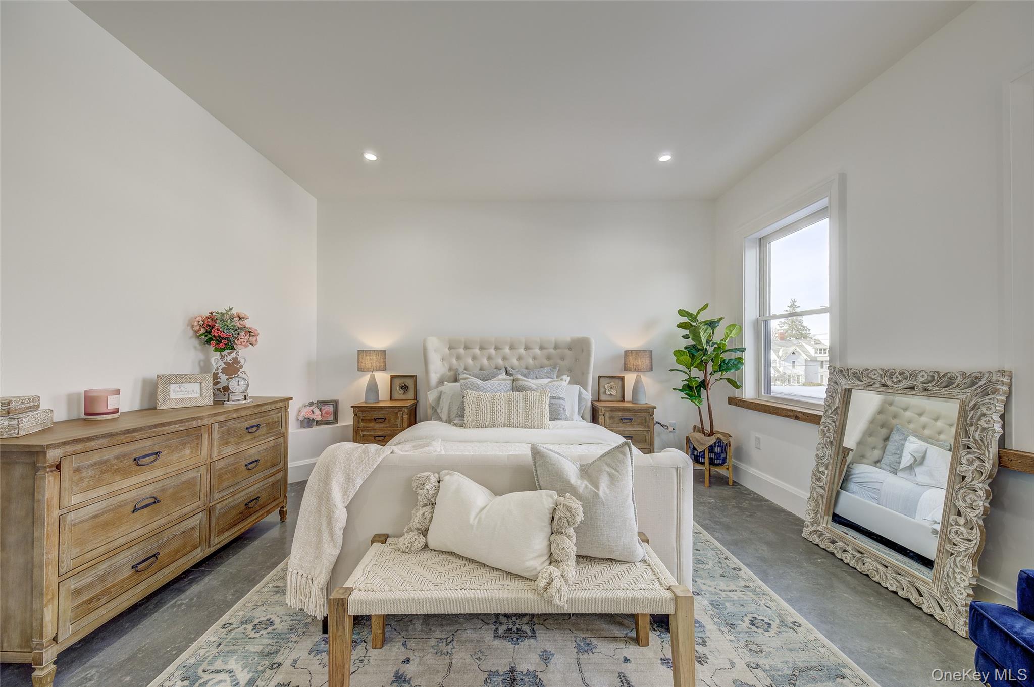 226 Main Street, Unit 302 Beacon, NY 12508 - Photo 29 of 43 Bedroom featuring recessed lighting and concrete flooring
