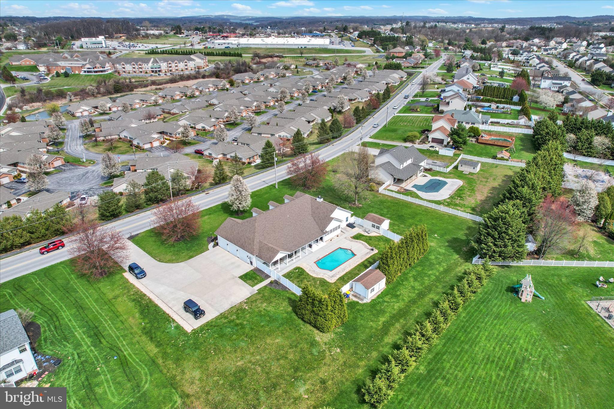 266 Fairview Drive Hanover, PA 17331 - Photo 42 of 49 an aerial view of residential houses with outdoor space