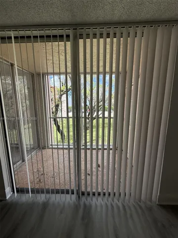 a view of a black gate