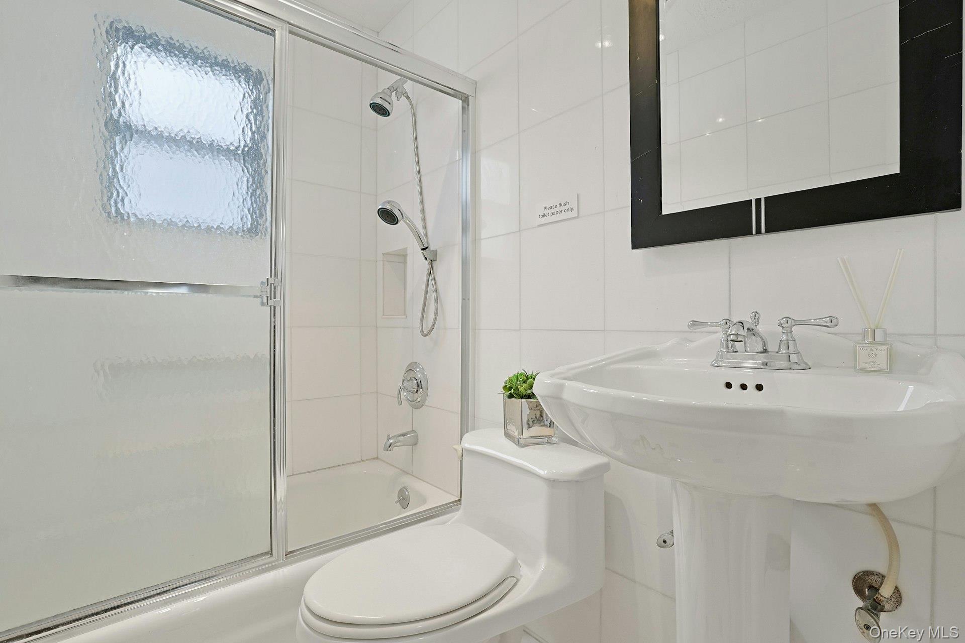 66 Mamaroneck Road Scarsdale, NY 10583 - Photo 30 of 47 A convenient full bath located just off the bonus room, perfectly positioned to serve guests or additional living space.