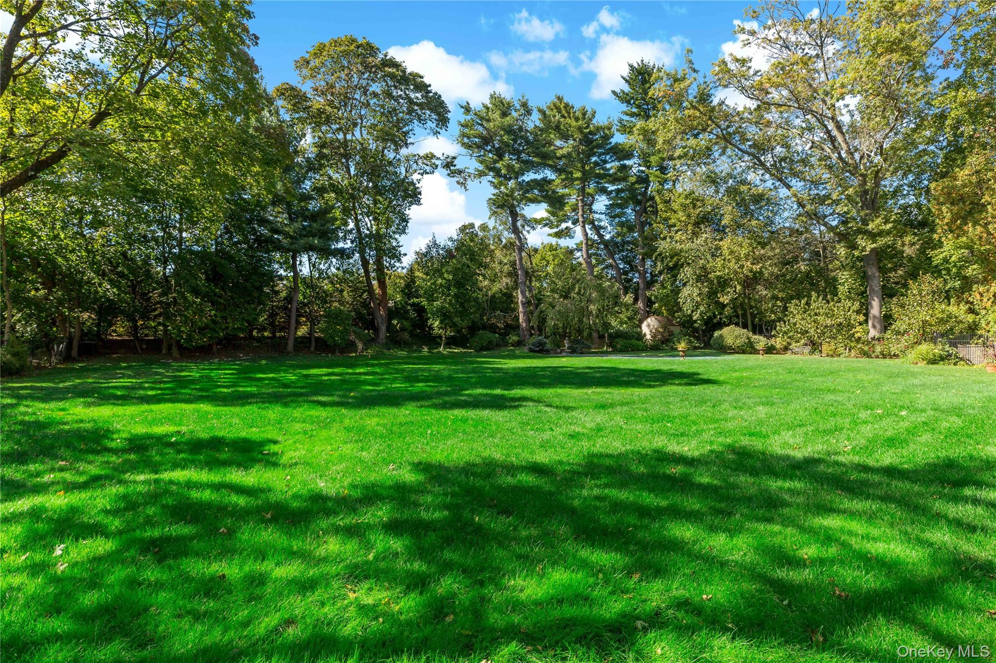 66 Mamaroneck Road Scarsdale, NY 10583 - Photo 32 of 47 Lush, open lawn surrounded by mature trees provides both privacy and a true estate-like setting on this beautiful one-acre property.