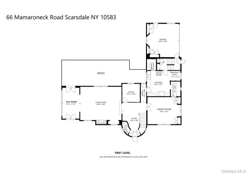 66 Mamaroneck Road Scarsdale, NY 10583 - Photo 44 of 47 First level floor plans.