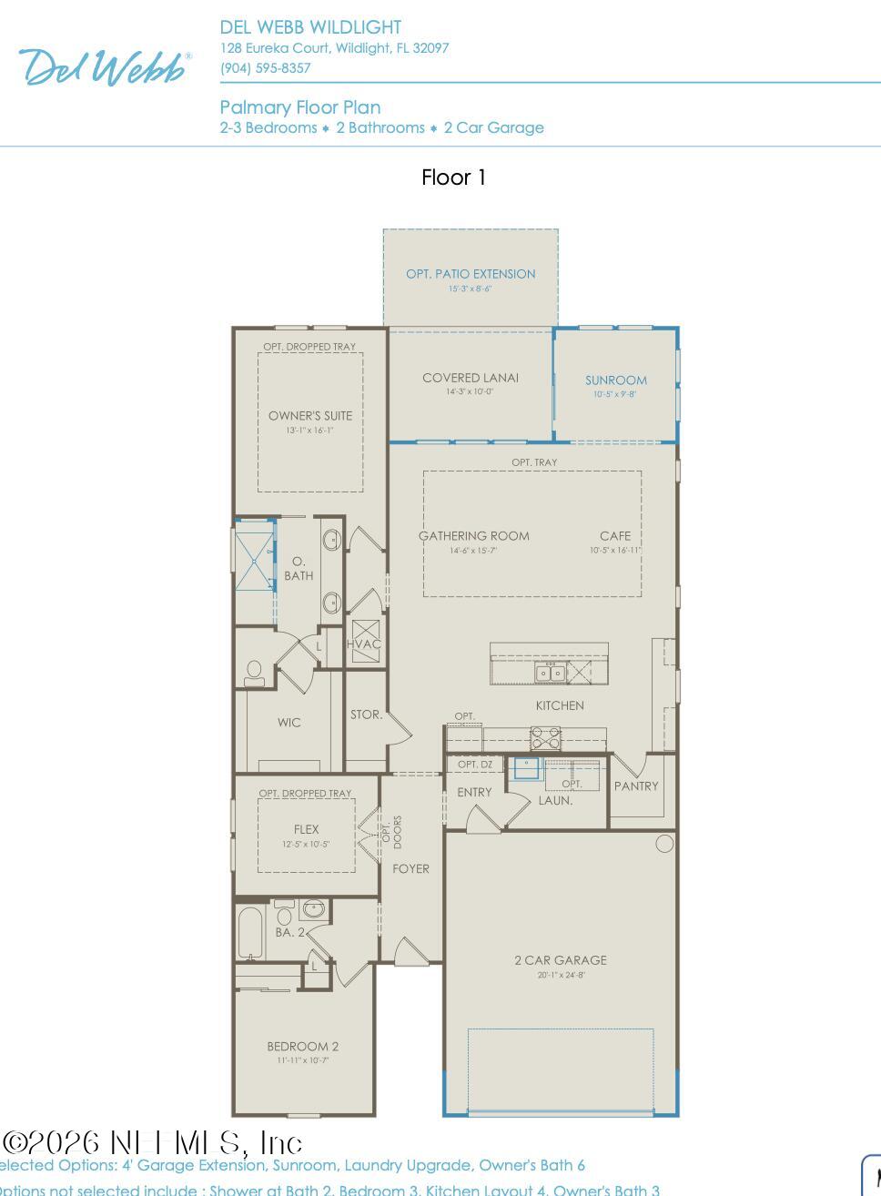 729 Continuum Loop Yulee, FL 32097 - Photo 55 of 55 Floor Plan