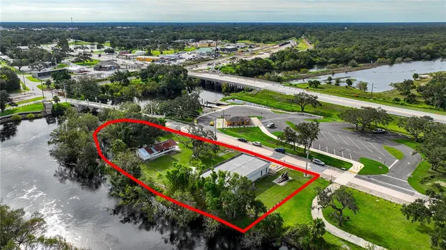 a view of an outdoor space with a lake view