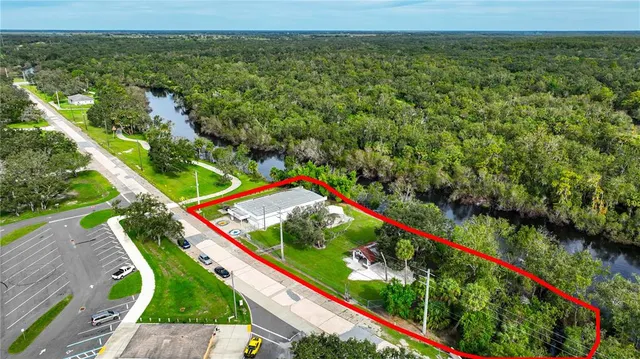 a view of a backyard with a garden