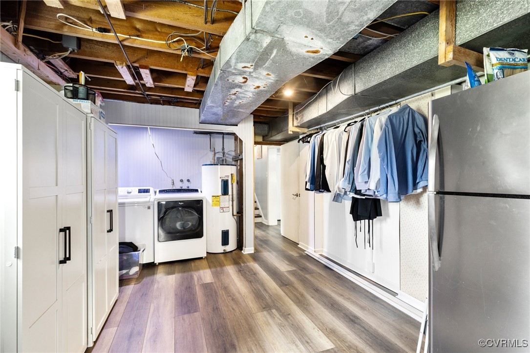 8119 Inca Court North Chesterfield, VA 23237 - Photo 29 of 36 a view of a storage and utility room with wooden floor