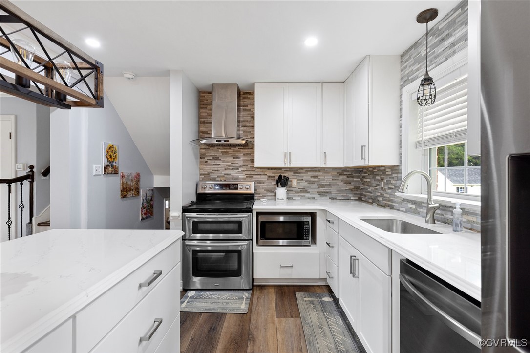8119 Inca Court North Chesterfield, VA 23237 - Photo 10 of 36 a kitchen with a sink stove and cabinets