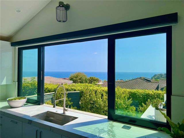 a view of a floor to ceiling window in a room