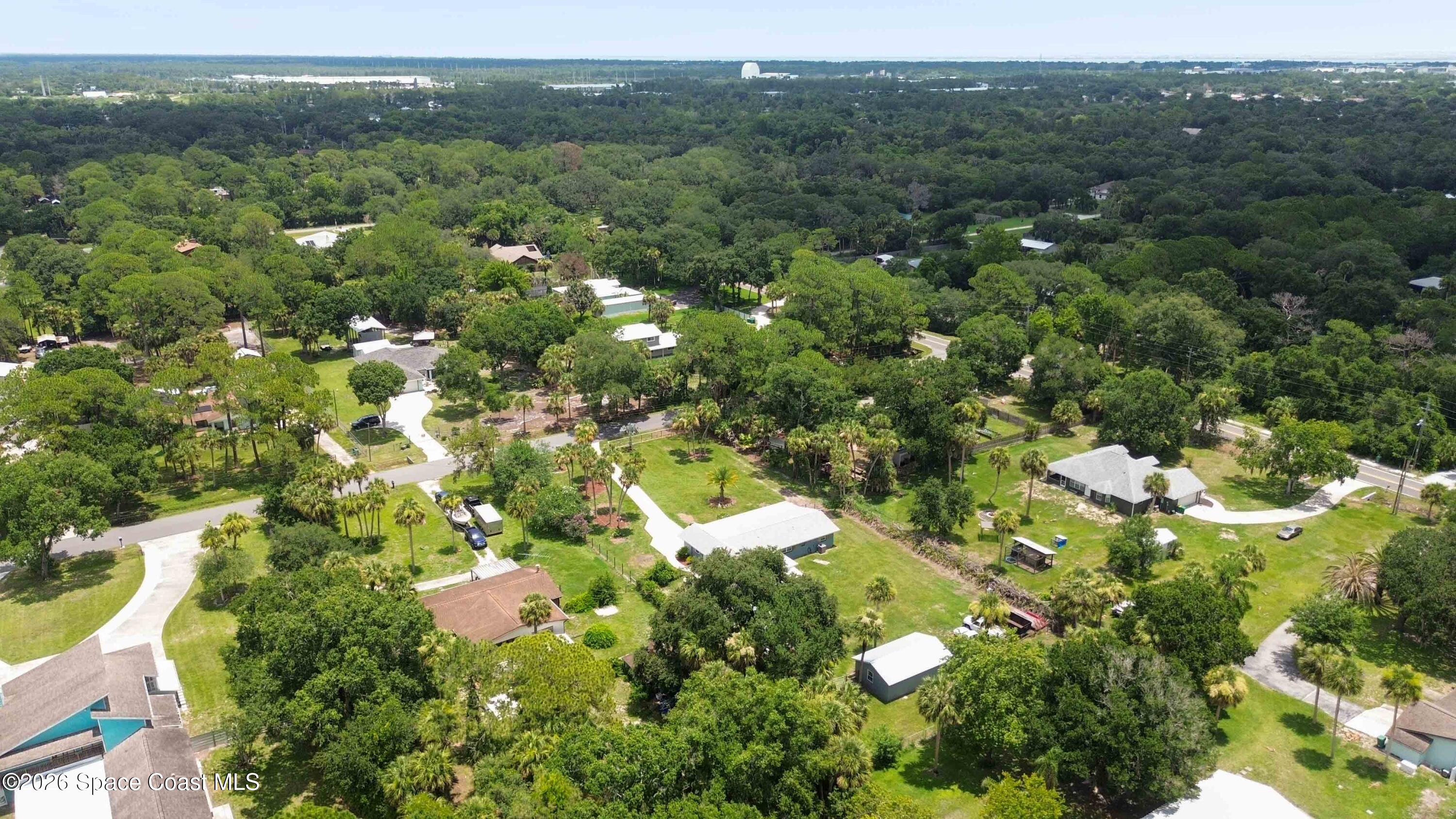 4105 Rector Road Cocoa, FL 32926 - Photo 47 of 49 Aerial of Property