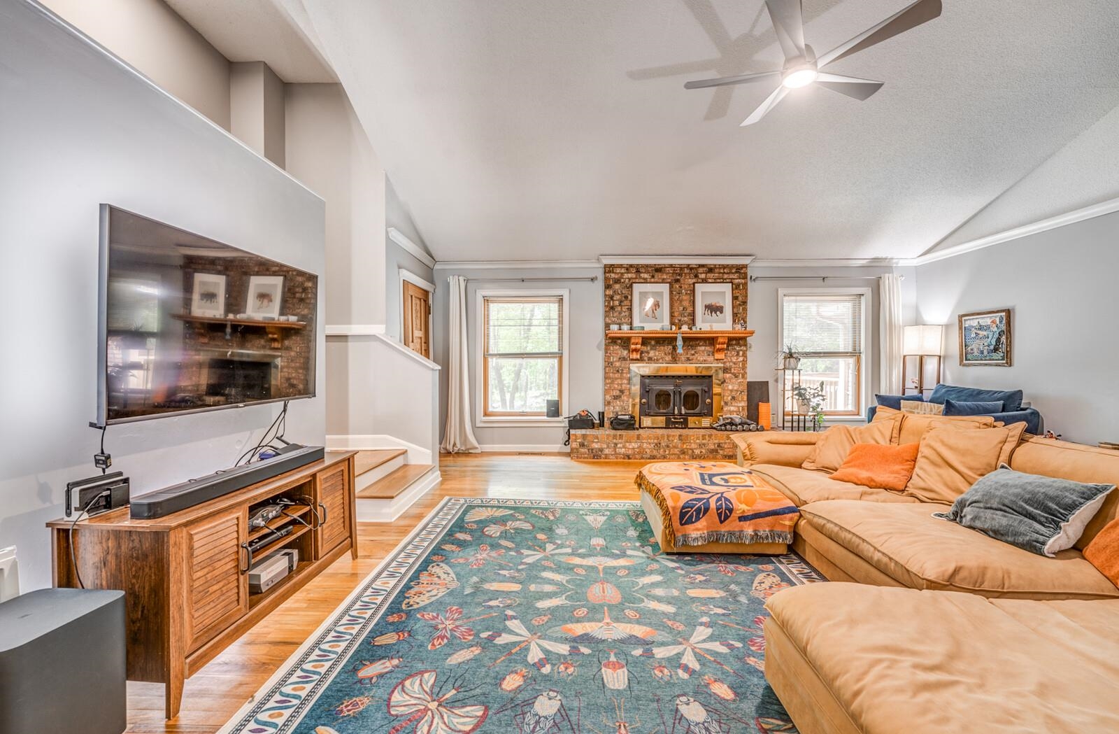 8651 Baylor Road Bartlett, TN 38002 - Photo 3 of 29 a living room with furniture and a flat screen tv