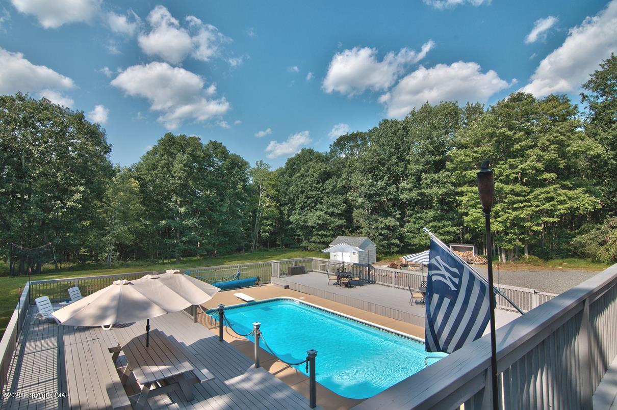 659 Behrens Road Jim Thorpe, PA 18229 - Photo 102 of 116 a view of balcony with two chairs and a table