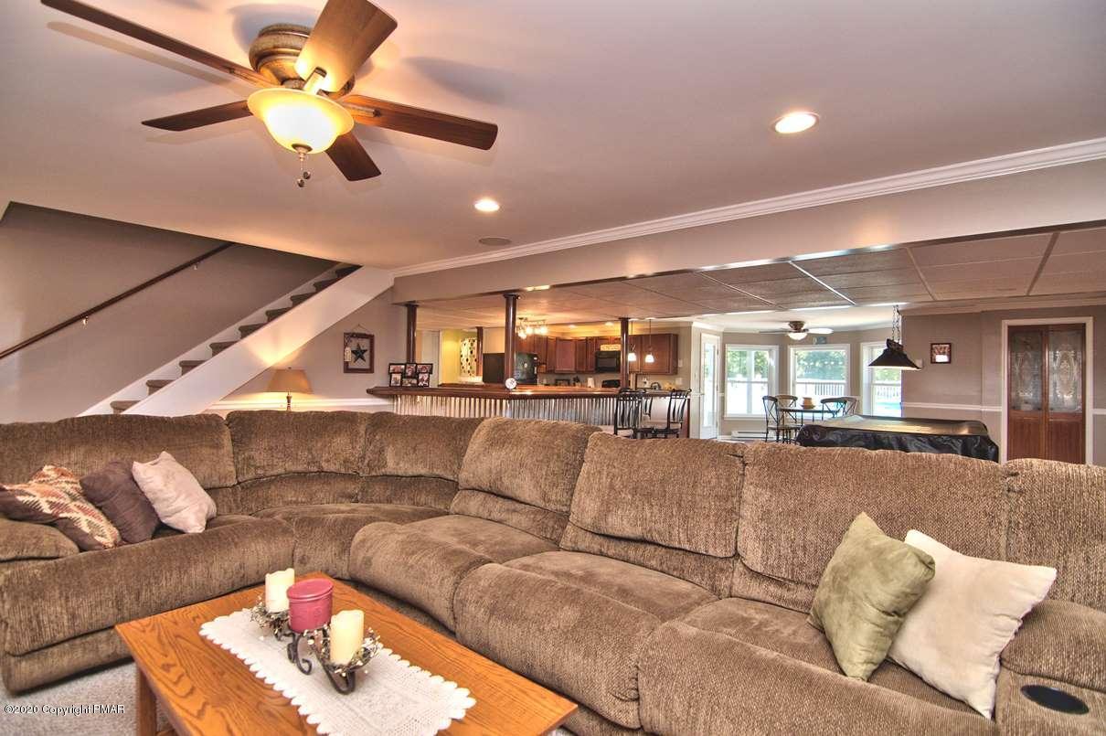 659 Behrens Road Jim Thorpe, PA 18229 - Photo 78 of 116 a living room with furniture and kitchen view
