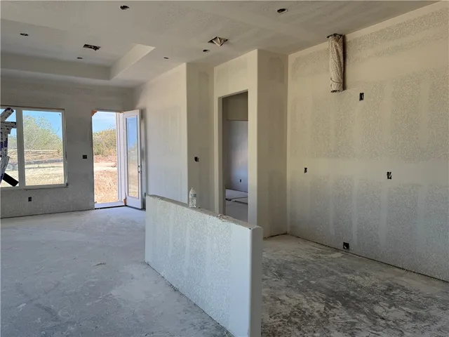 a view of a bathroom with a shower