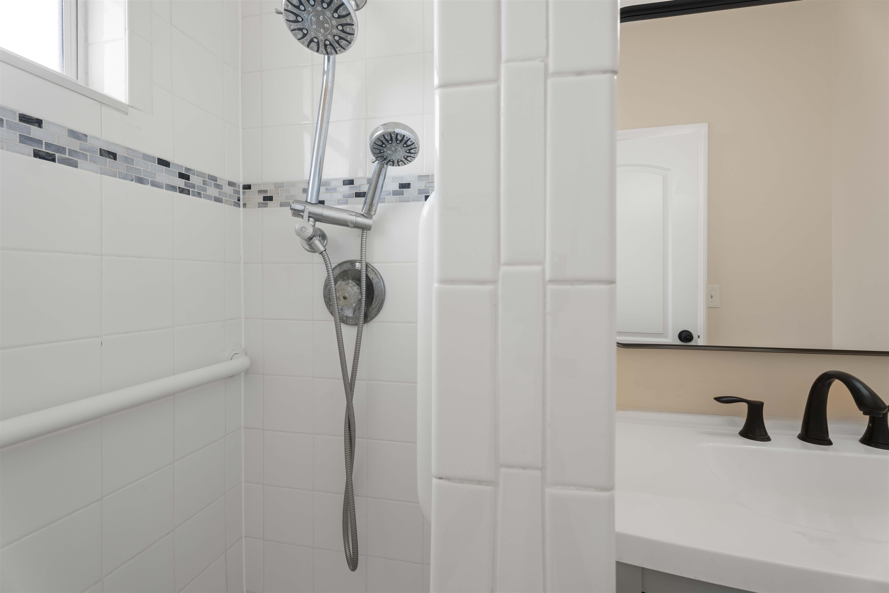 207 B Street St. Augustine Beach, FL 32080 - Photo 14 of 22 a bathroom with a shower