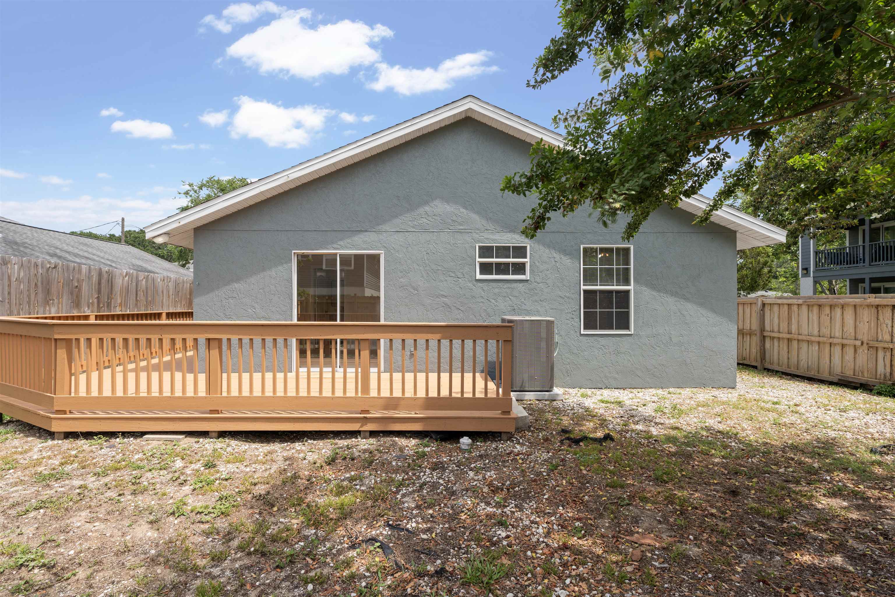 207 B Street St. Augustine Beach, FL 32080 - Photo 17 of 22 a view of a house with a fence