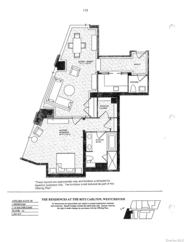 $795,000 | 1 Renaissance Square, Unit 10H, White Plains, NY 10601