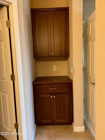 a view of a storage and utility room