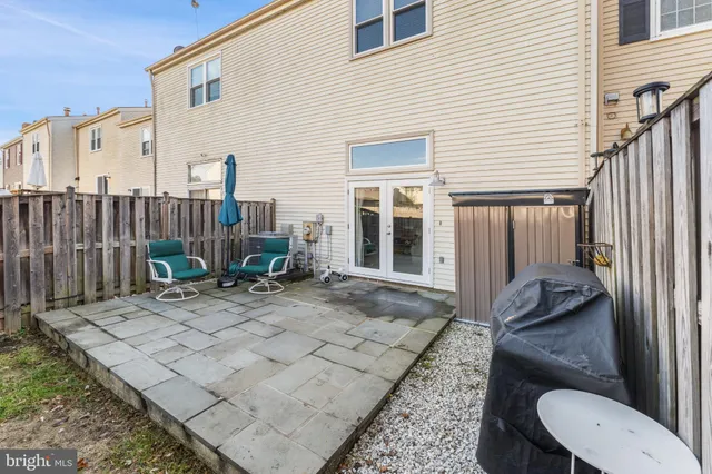 a backyard of a house