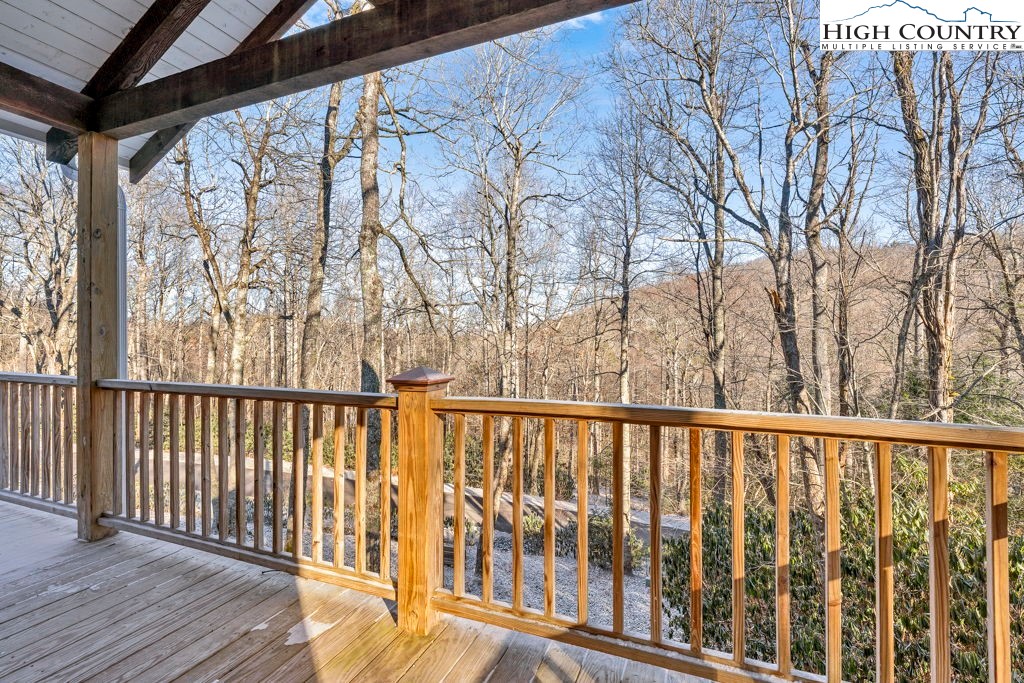 472 Virgil's Lane Boone, NC 28607 - Photo 32 of 44 a view of wooden balcony