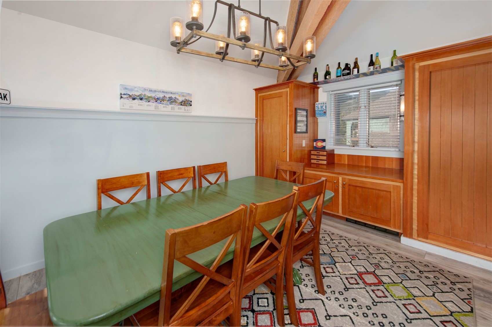 352 Wild Irishman Road, Unit 1907 Keystone, CO 80435 - Photo 12 of 43 a dining room with furniture and window