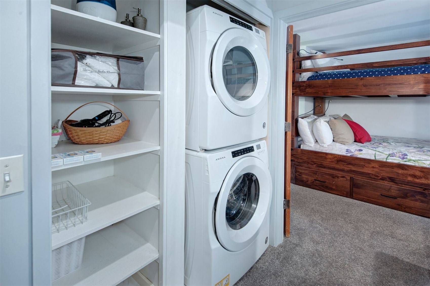 352 Wild Irishman Road, Unit 1907 Keystone, CO 80435 - Photo 25 of 43 a utility room with dryer and washer
