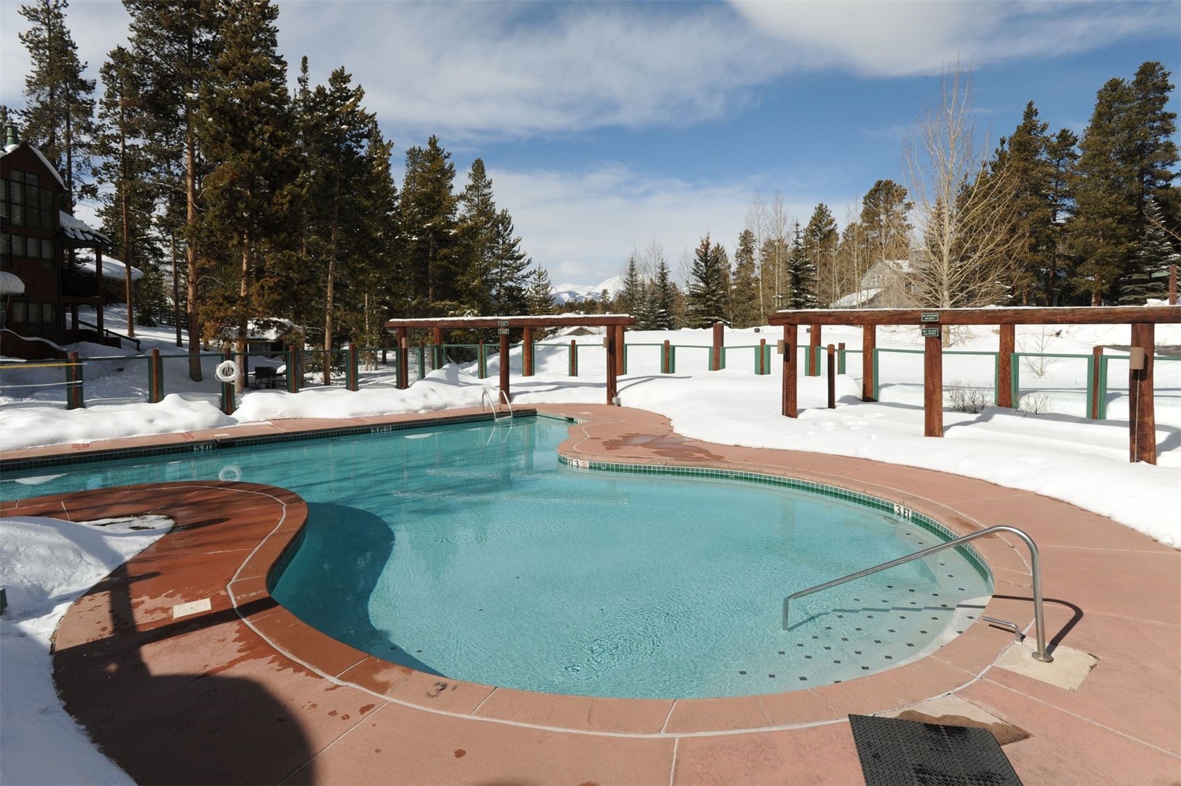 352 Wild Irishman Road, Unit 1907 Keystone, CO 80435 - Photo 43 of 43 a view of a swimming pool with a patio