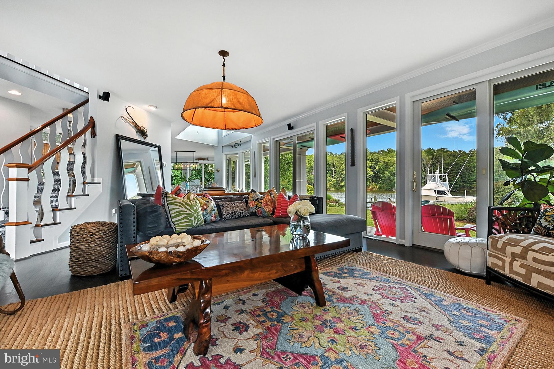 3307 Harness Creek Road Annapolis, MD 21403 - Photo 12 of 44 Living room has wall of glass facing Harness Creek