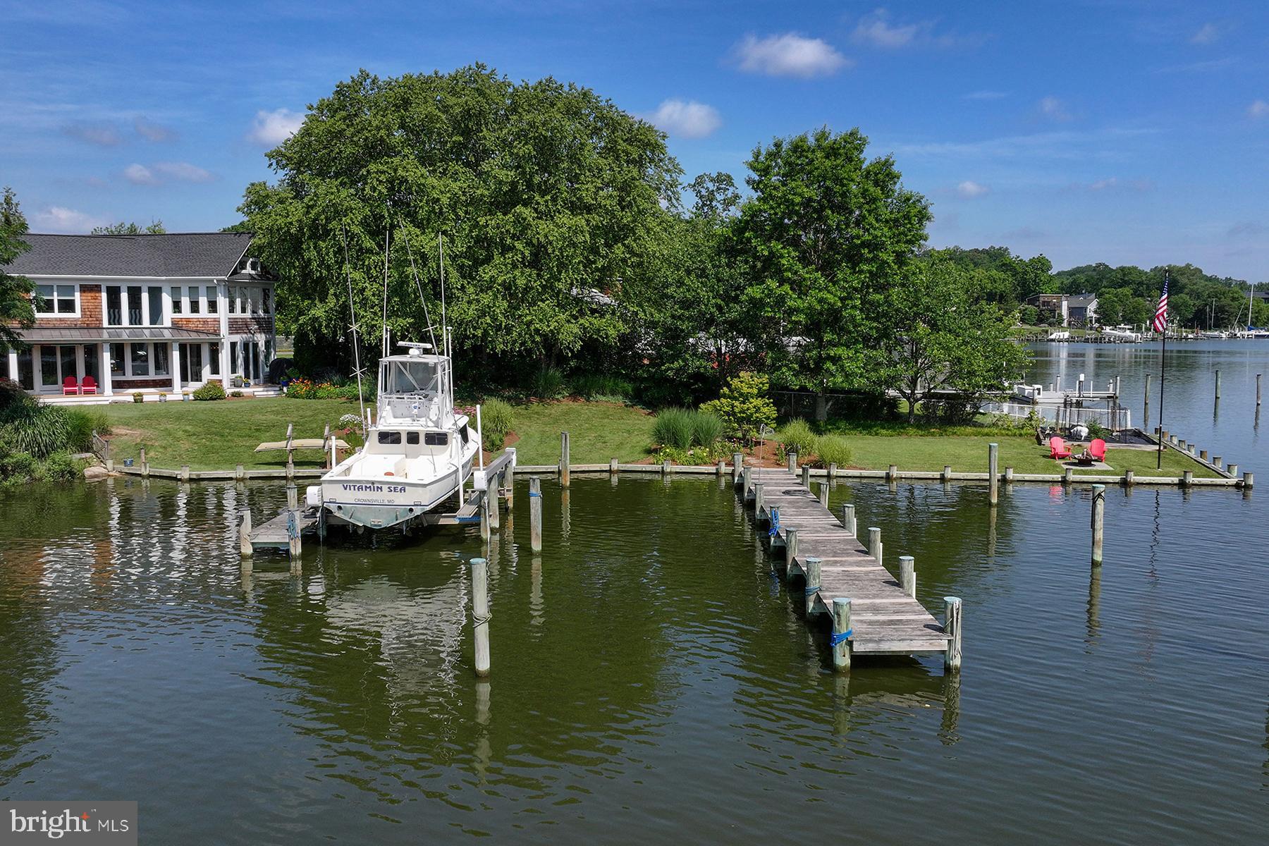 3307 Harness Creek Road Annapolis, MD 21403 - Photo 6 of 44 Two deep-water piers at this property