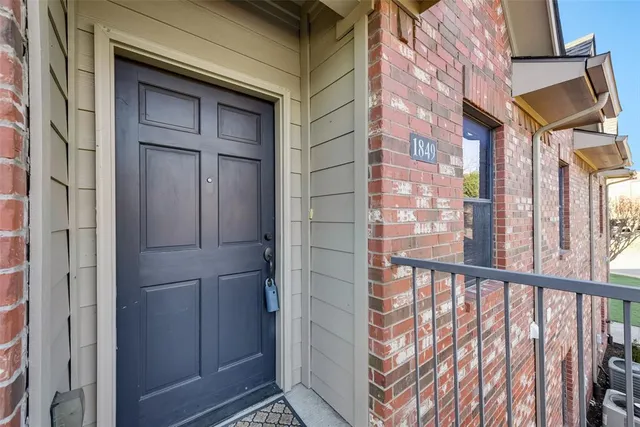 a view of front door