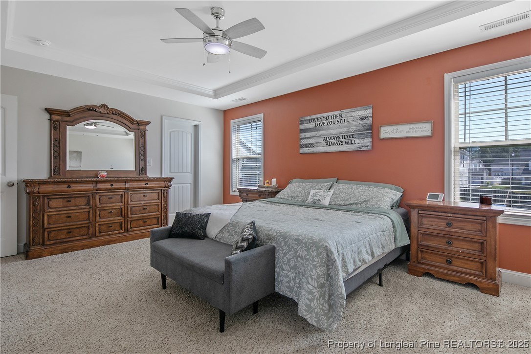 688 Stonebriar Avenue Raeford, NC 28376 - Photo 25 of 50 a bedroom with a bed and furniture