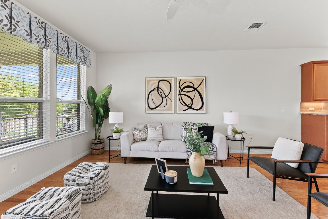 608 Kite Ridge Street Georgetown, TX 78633 - Photo 13 of 39 a living room with furniture and a large window