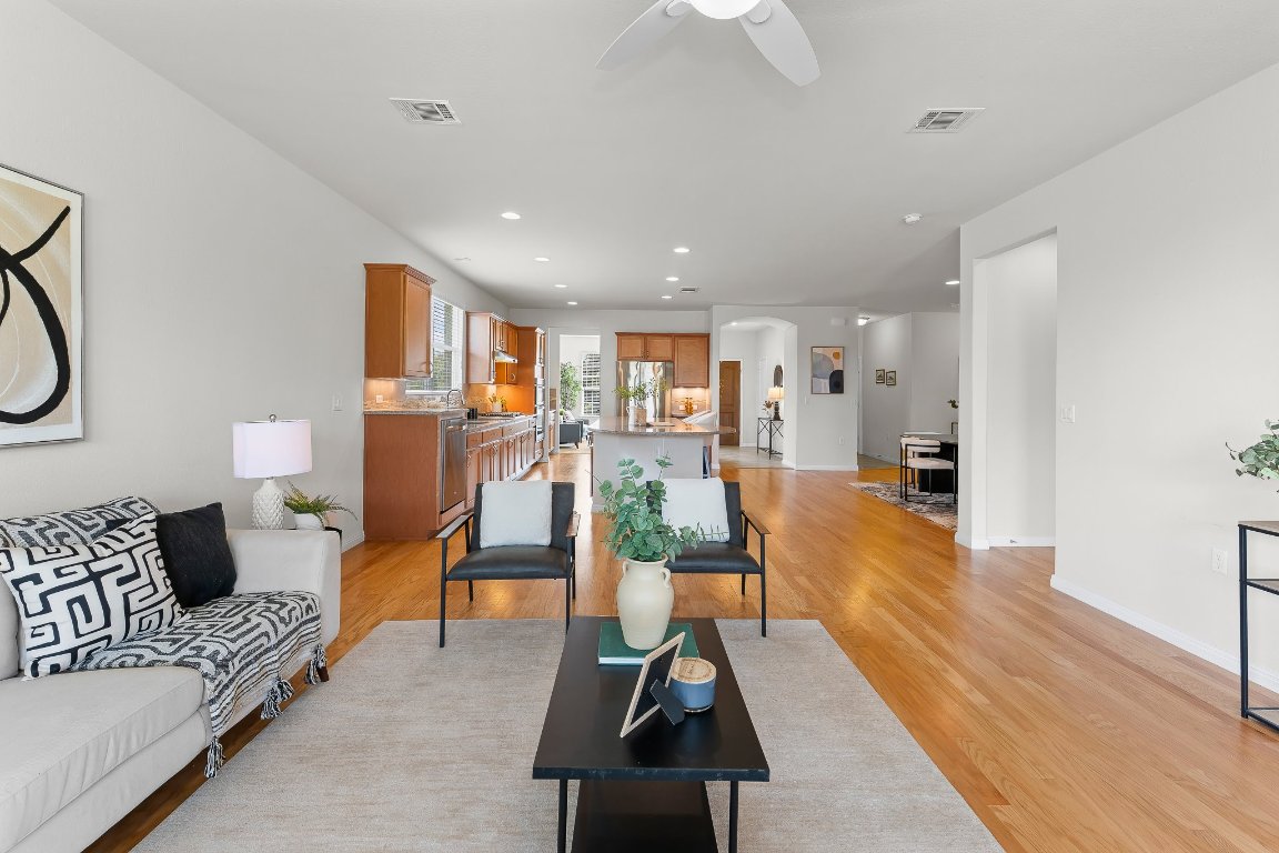 608 Kite Ridge Street Georgetown, TX 78633 - Photo 14 of 39 a living room with furniture and a table