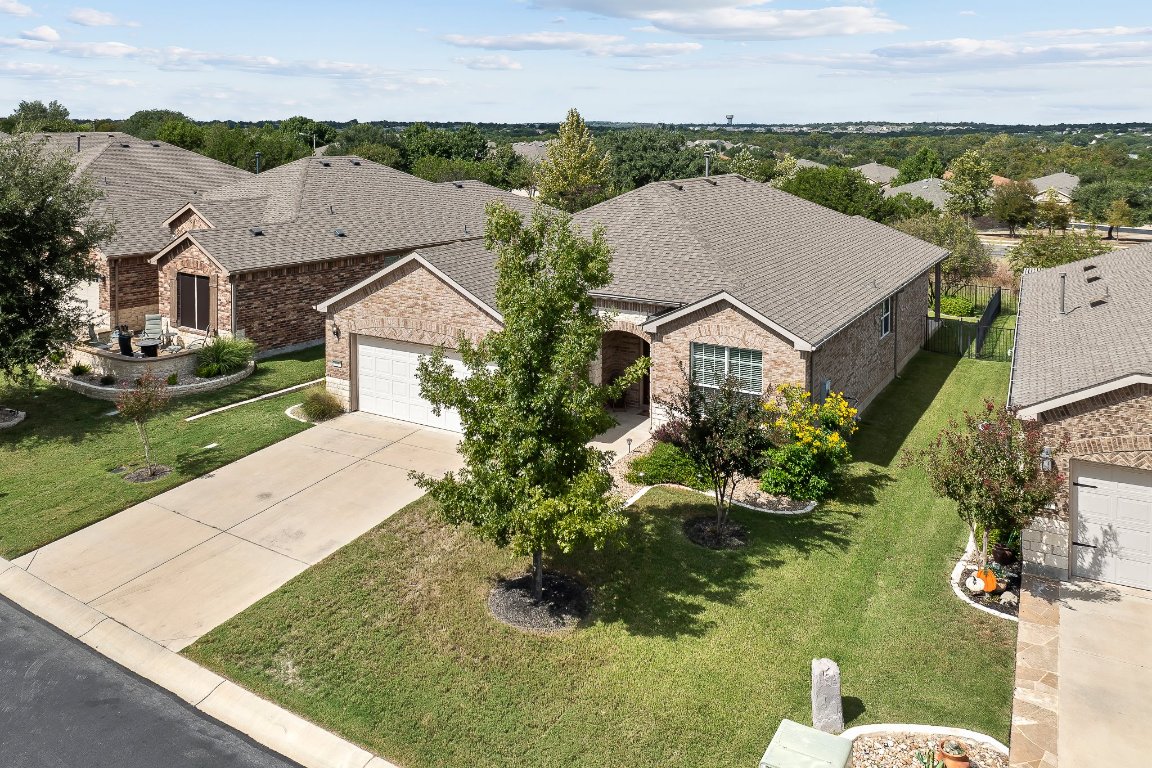 608 Kite Ridge Street Georgetown, TX 78633 - Photo 36 of 39 an aerial view of a house