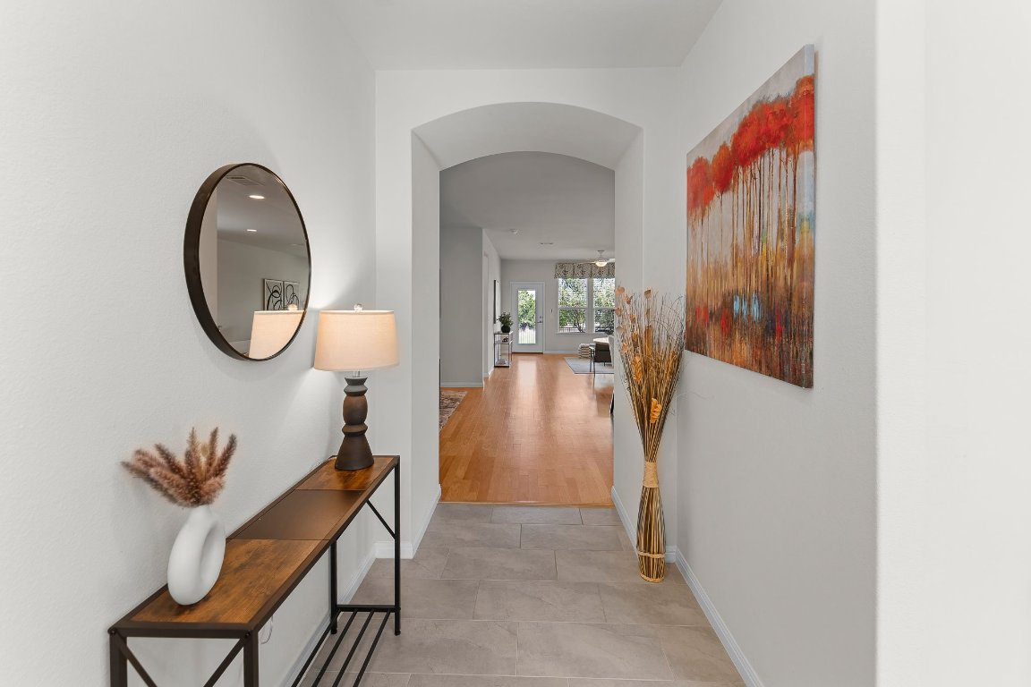 608 Kite Ridge Street Georgetown, TX 78633 - Photo 7 of 39 a view of a livingroom with furniture and a staircase