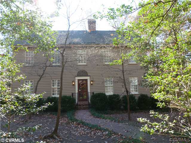 a aerial view of a house