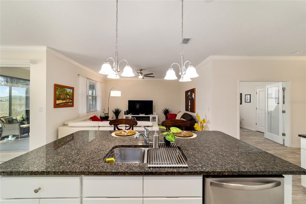 9238 Southwest 60th Terrace Road Ocala, FL 34476 - Photo 23 of 50 a view of a living room and kitchen