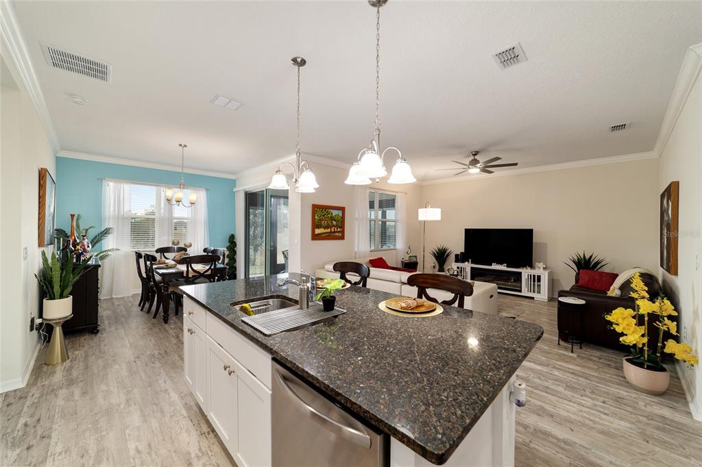 9238 Southwest 60th Terrace Road Ocala, FL 34476 - Photo 24 of 50 a view of a living room and dining room