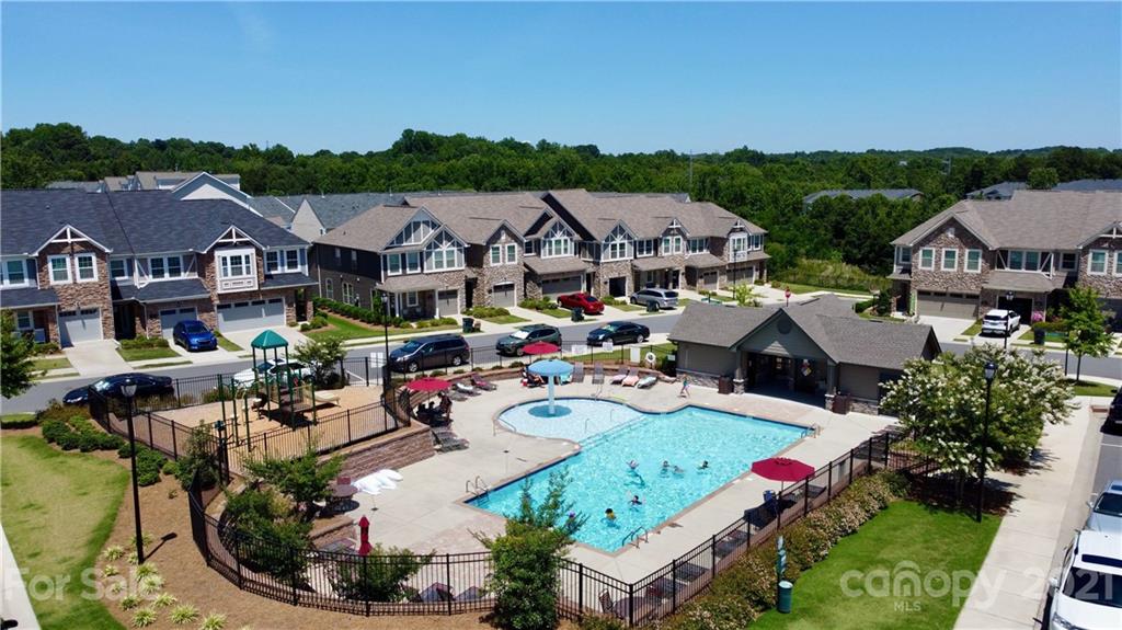 1411 Calum Way Fort Mill, SC 29708 - Photo 31 of 37 an aerial view of multiple houses with yard