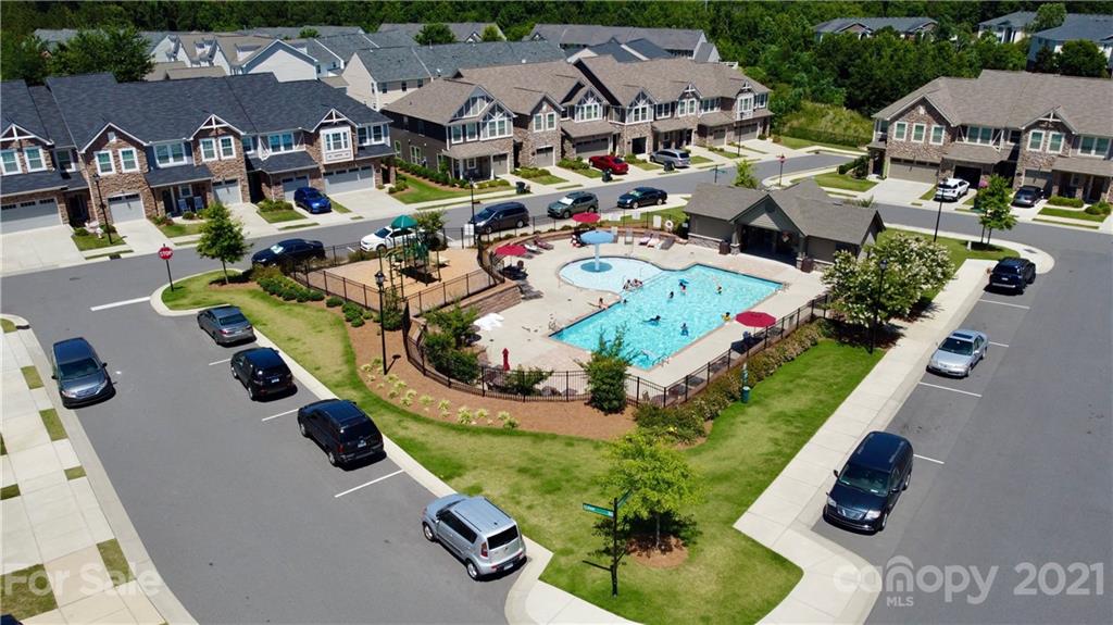 1411 Calum Way Fort Mill, SC 29708 - Photo 33 of 37 a aerial view of a swimming pool