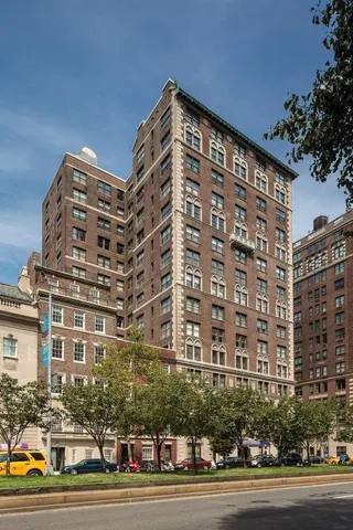 a front view of a building