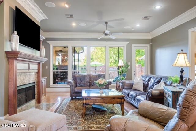 222 Fire Willow Trail Sunset, LA 70584 - Photo 3 of 46 Great room overlooking back patio