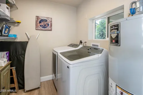 a outdoor living space with furniture