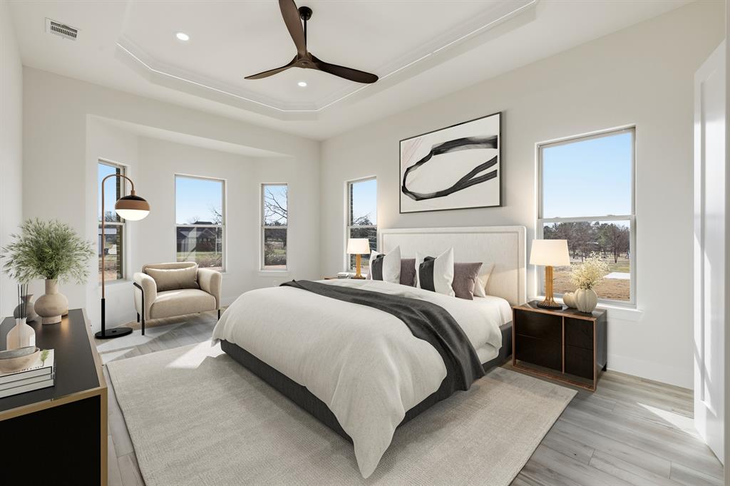 150 Briar Patch Azle, TX 76020 - Photo 28 of 40 a bedroom with bed and a large window