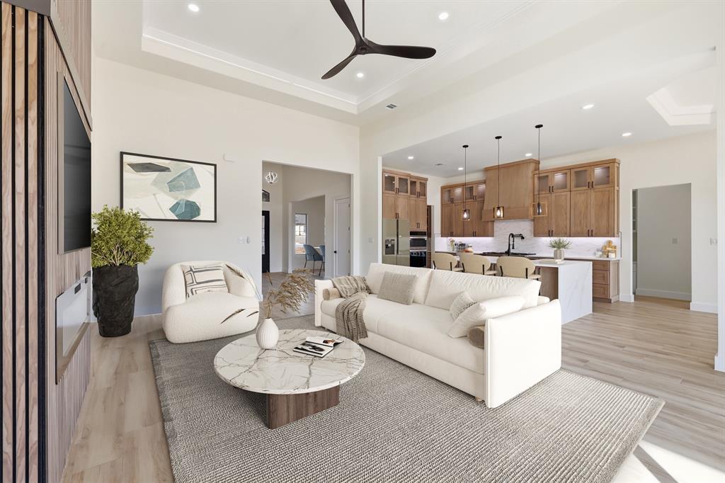 150 Briar Patch Azle, TX 76020 - Photo 6 of 40 a living room with furniture and a dining table