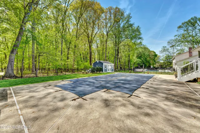 a view of street with houses