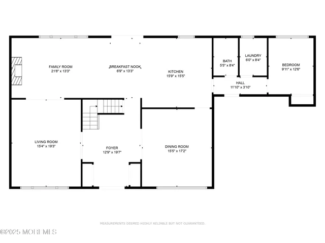 a picture of a floor plan